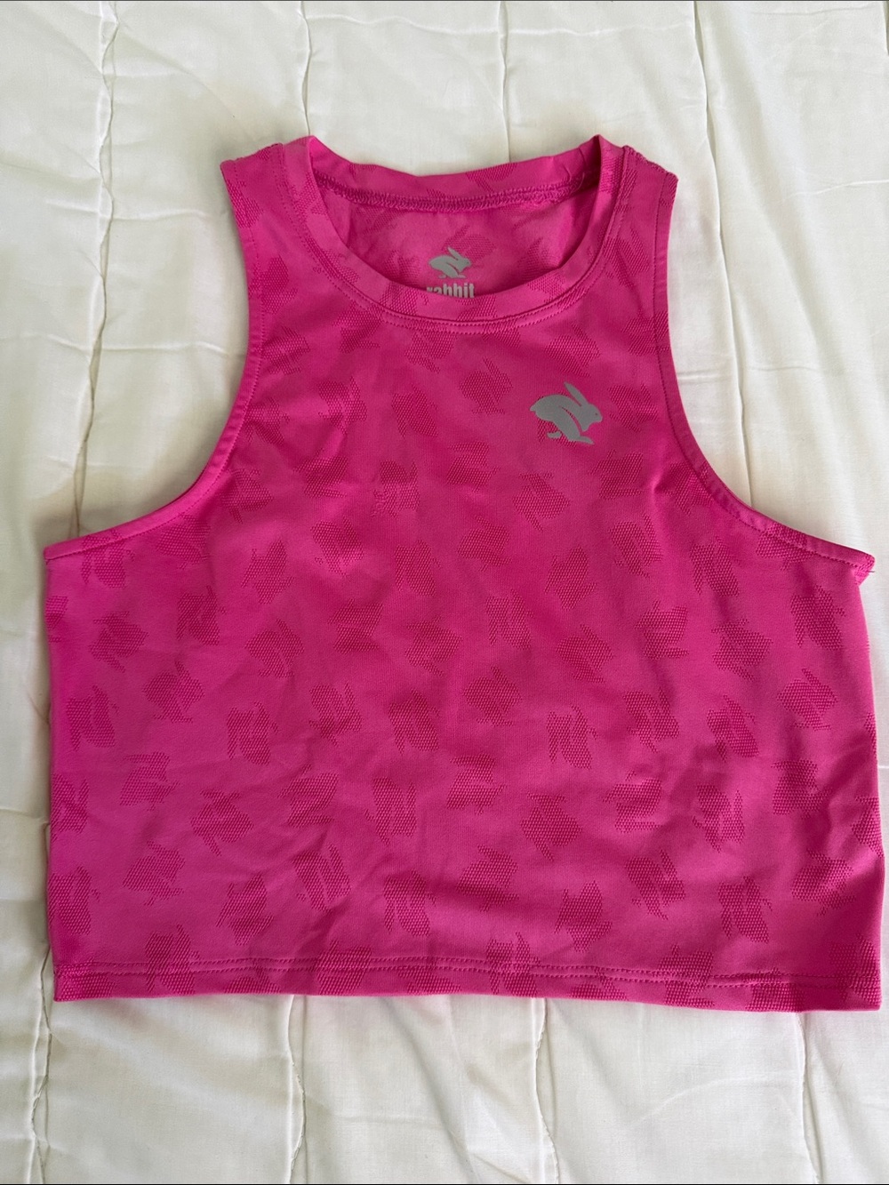 Rabbit Women’s Hot Pink Crop Top size medium